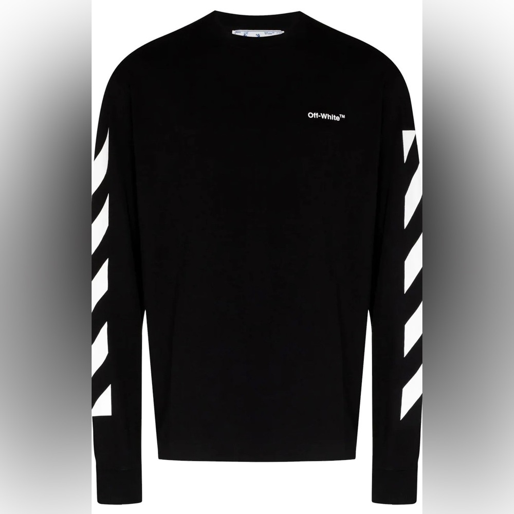 Off-white Diag Helvetica Skate Tee Sz M